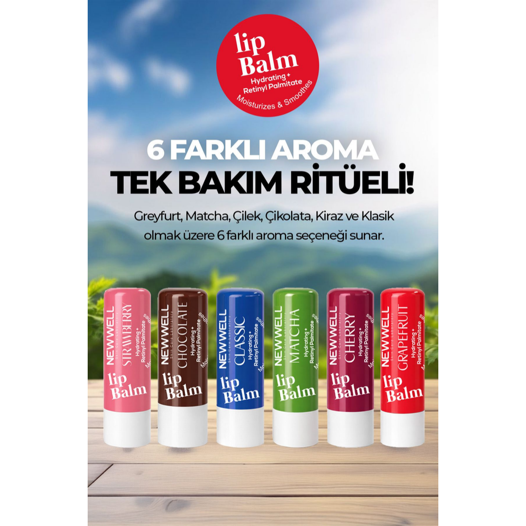 New Well Grapefruit Hydrating Lip Balm – Greyfurt Aromalı Nemlendirici Dudak Bakım Kremi 4 gr