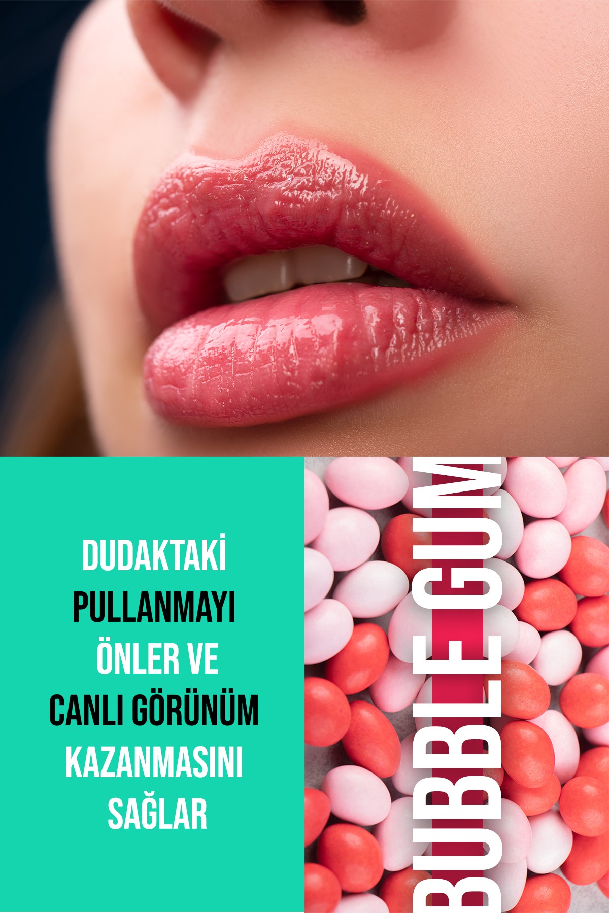 New Well Hey Sugar! Sakız Aromalı Dudak Peelingi 20gr