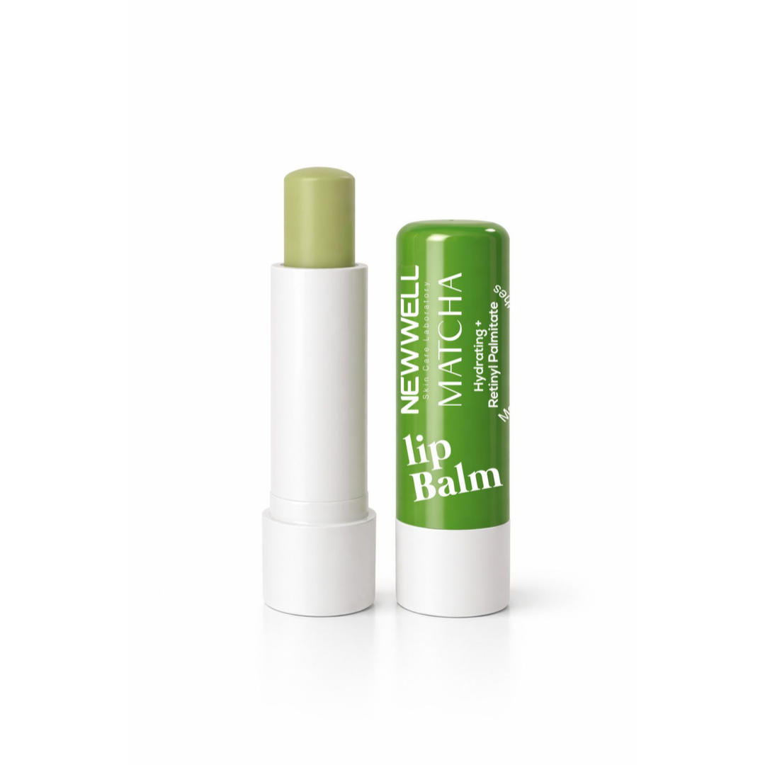 New Well Matcha Hydrating Lip Balm – Matcha Aromalı Nemlendirici Dudak Bakım Kremi 4 gr