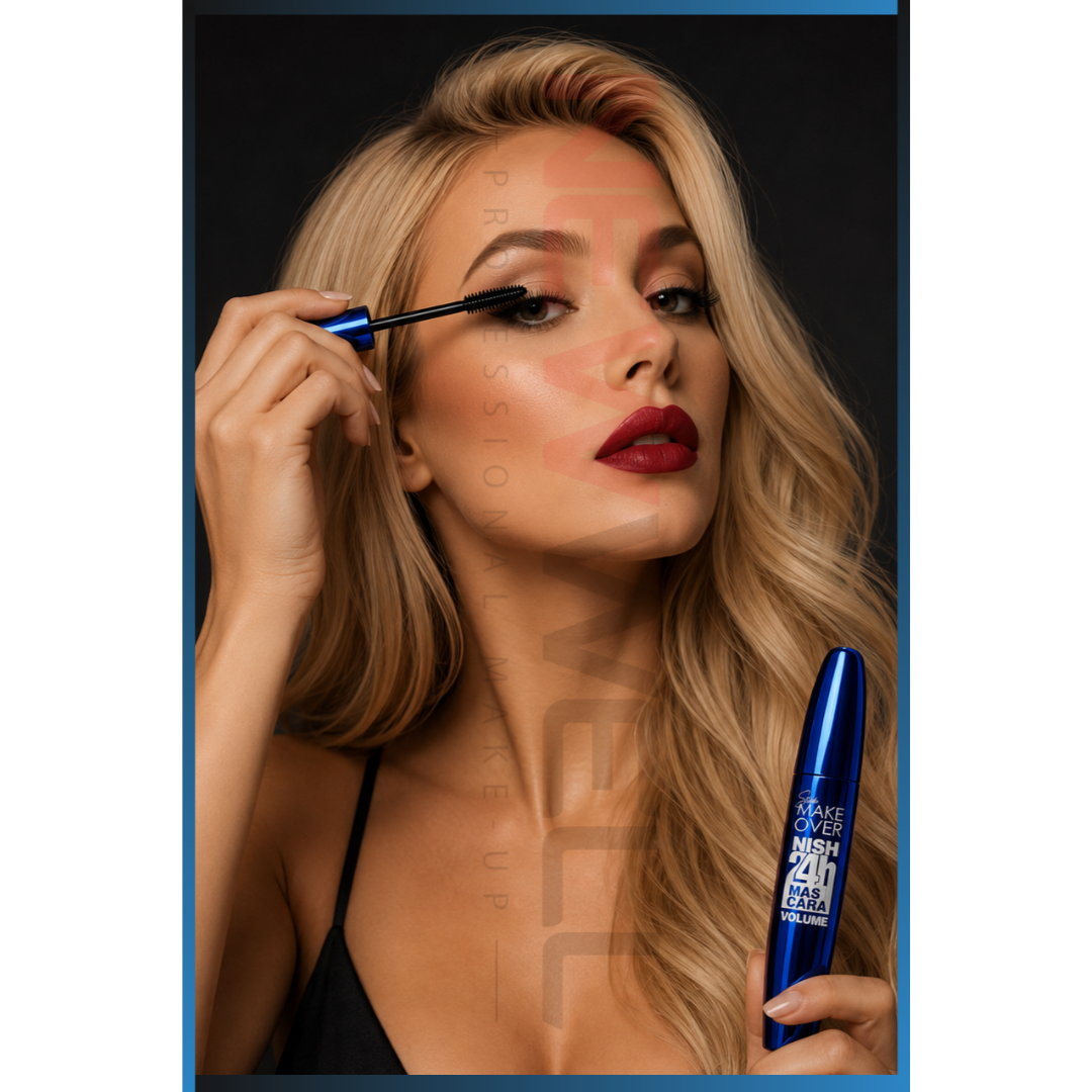 New well Studio Make Over 24 Hours Mascara Volume Makyaj Süngeri Hediye