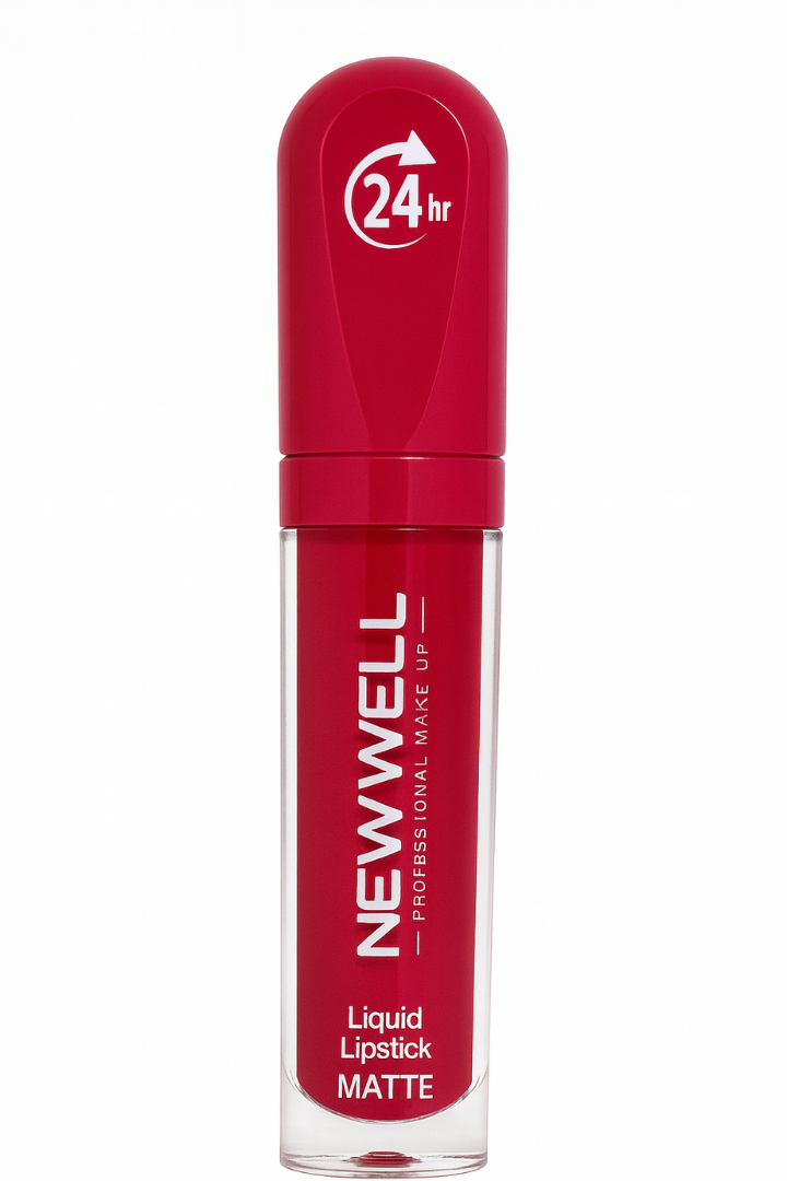Newwell  Liquid Lip Stick 06 + Makyaj Süngeri Hediye
