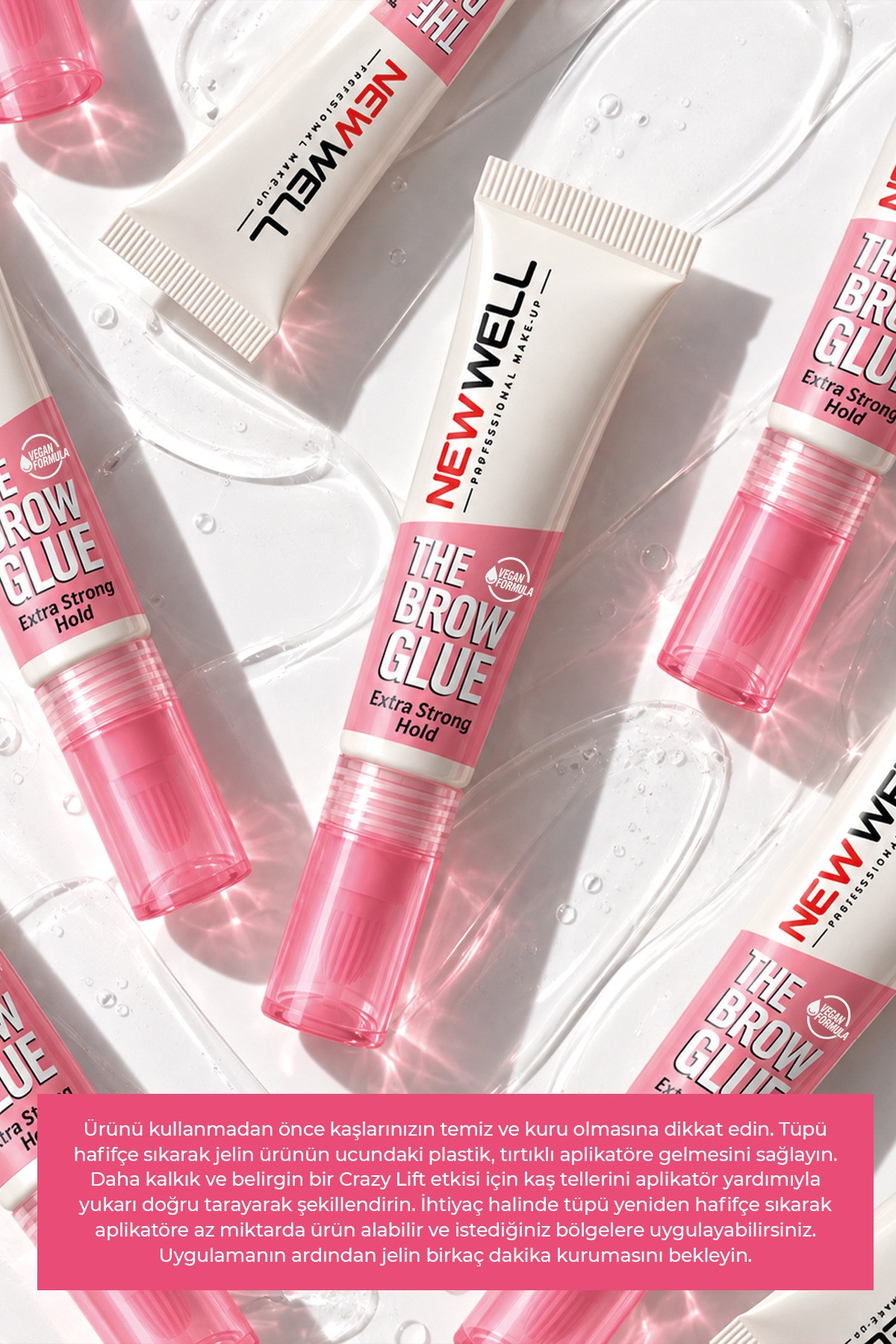 Newwell The Brow Glue Crazy Lift Extra Strong Hold Kaş Sabitleyici Jel 7 ml