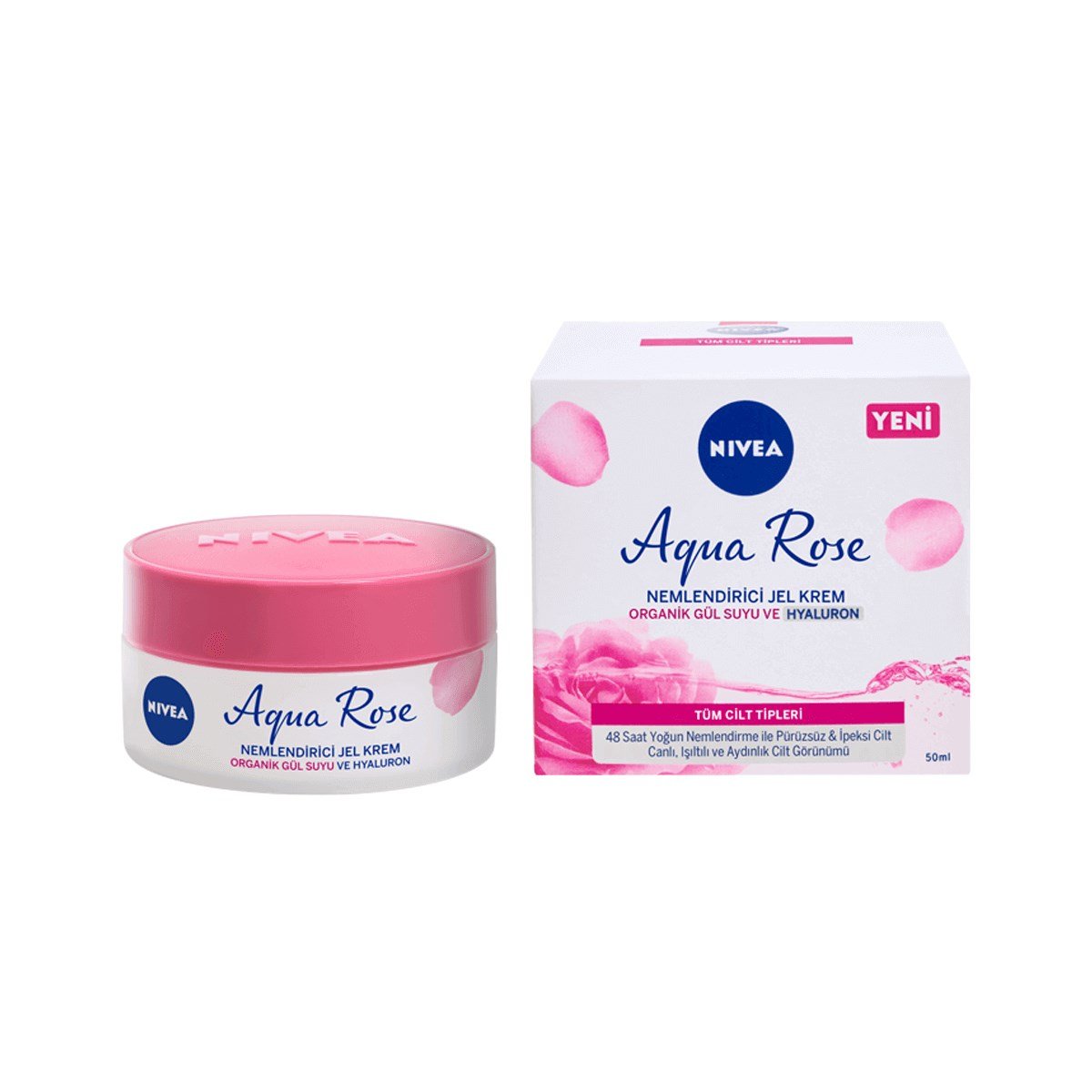 Nivea Aqua Rose Nemlendirici Jel Krem 50 ml