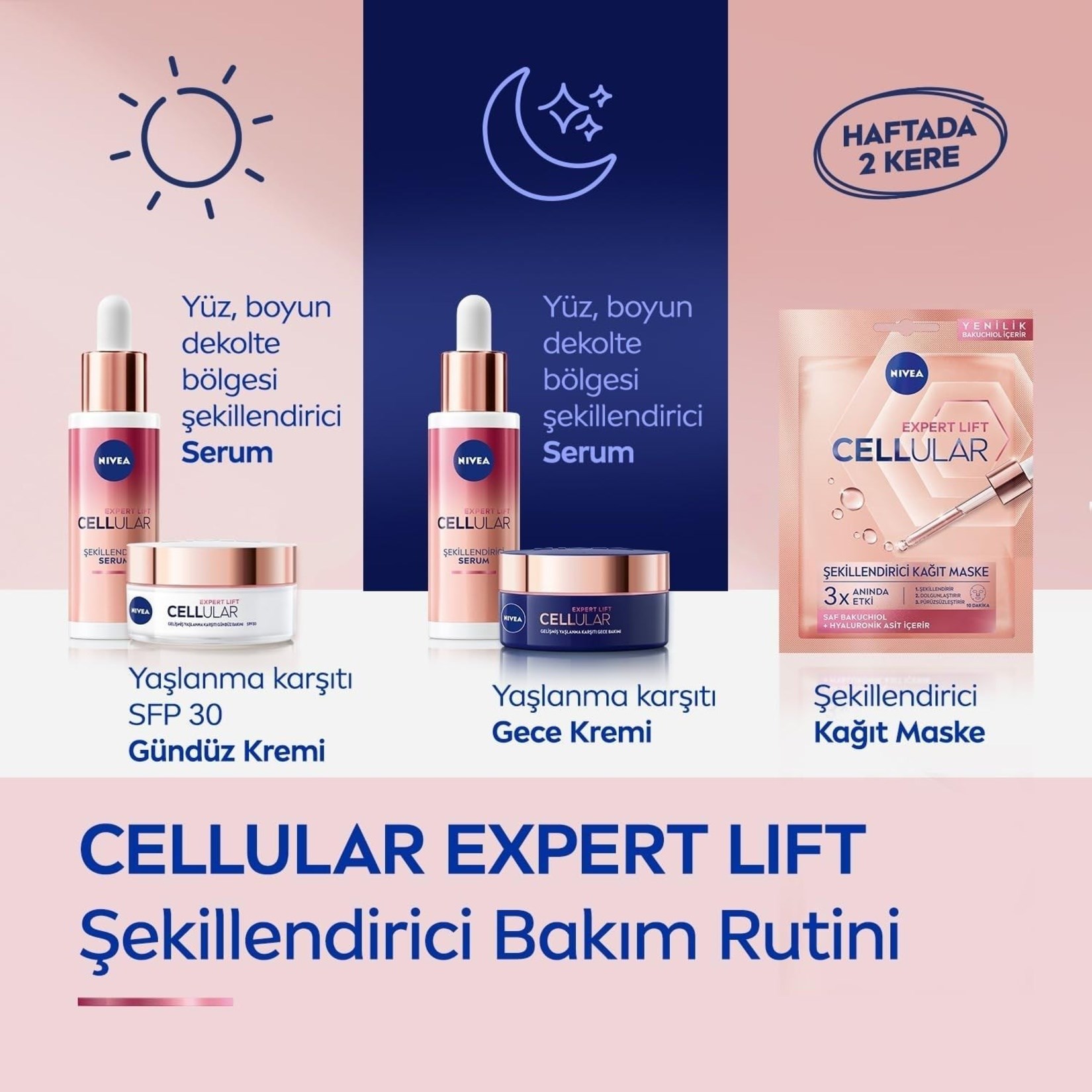 Nivea Cellular Expert Lift Yaşlanma Karşıtı Gündüz Yüz Bakım Kremi 50 Ml