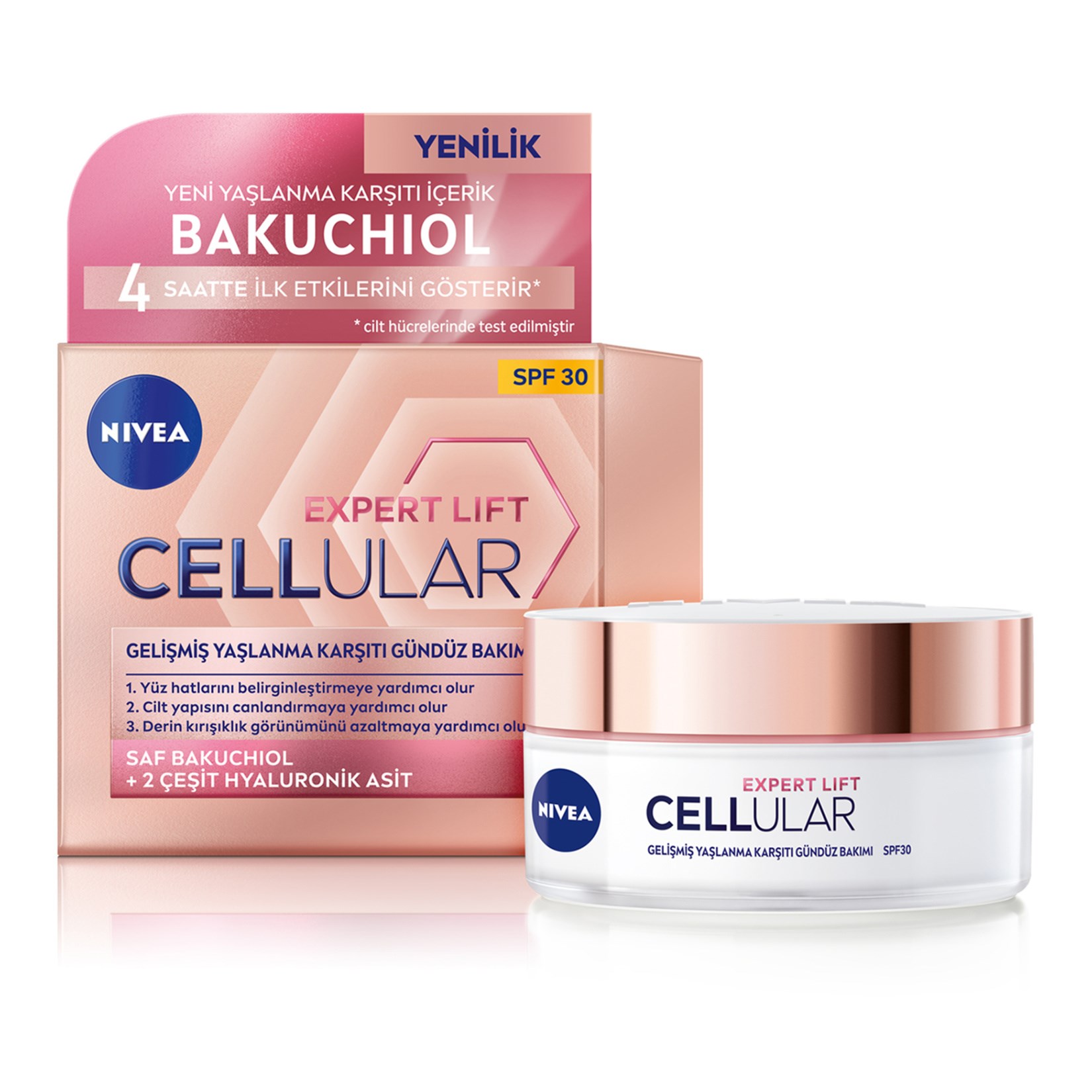 Nivea Cellular Expert Lift Yaşlanma Karşıtı Gündüz Yüz Bakım Kremi 50 Ml