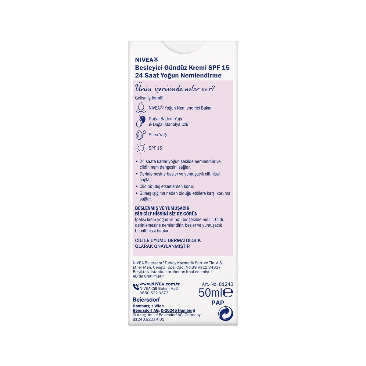 Nivea Essentials Gündüz Kremi Besleyici 50 ml