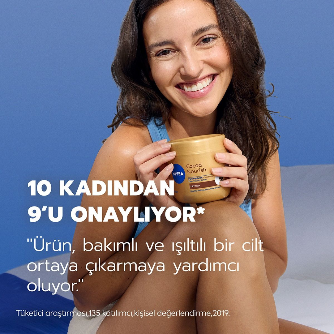 Nivea Kakao Kokulu Cocoa Butter Nemlendirici El ve Vücut Kremi 400ml