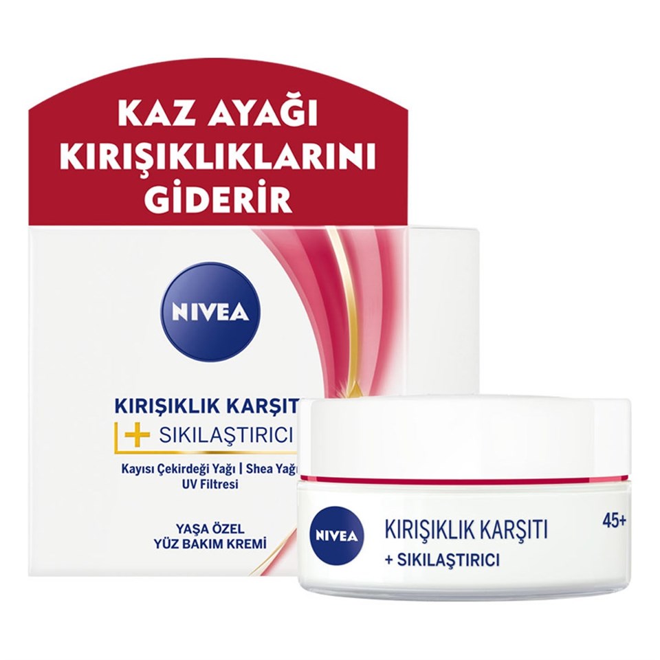 Nivea Kırışıklık Karşıtı Sıkılaştırıcı Yaş 45+ 50 ml