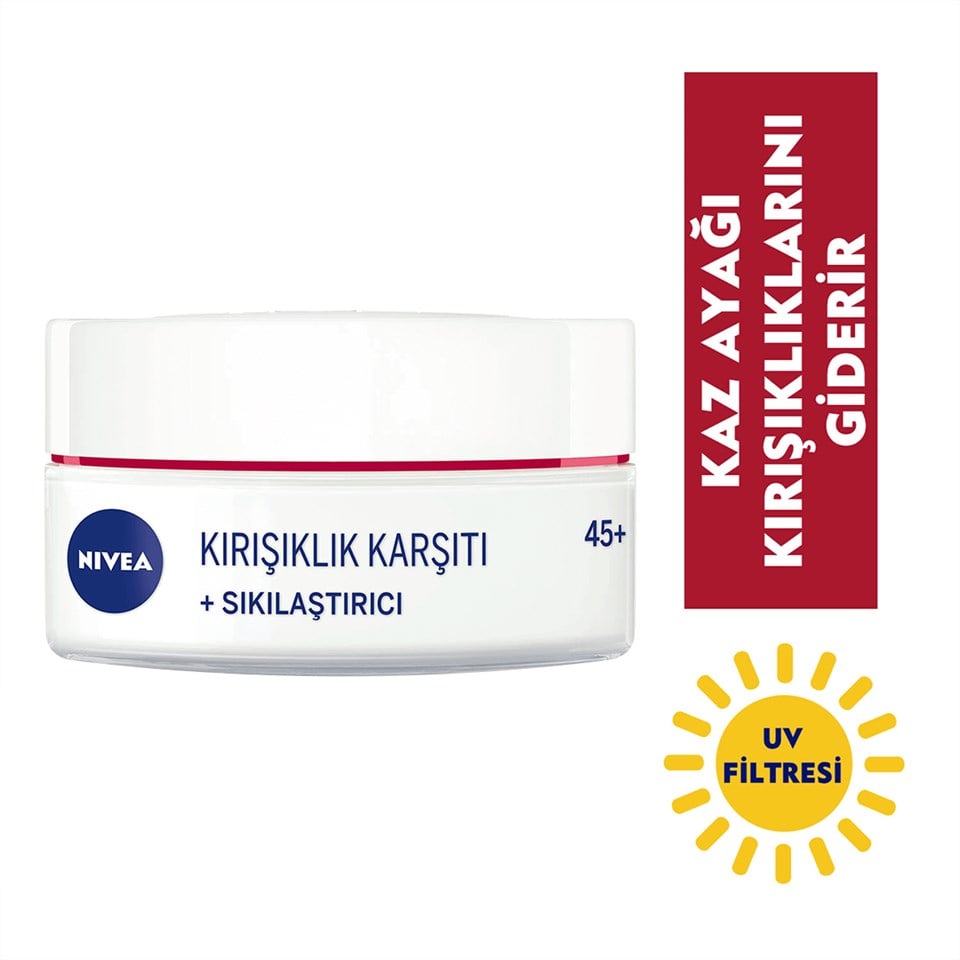 Nivea Kırışıklık Karşıtı Sıkılaştırıcı Yaş 45+ 50 ml