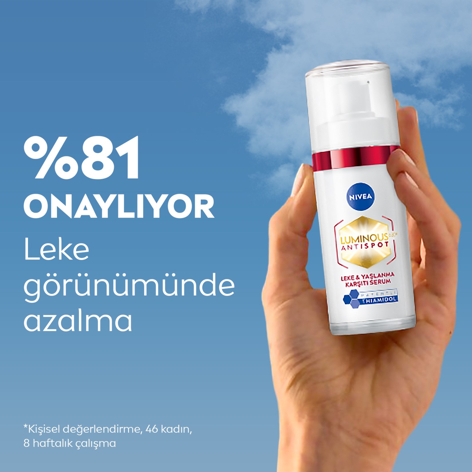 NIVEA Luminous630 Yüz Bakım Serumu Yaşlanma&leke 30 ml