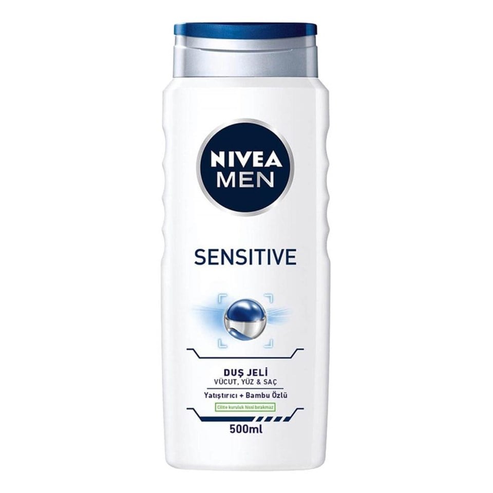 Nivea Men Sensitive Bambu Özlü Erkek Duş Jeli 500ml