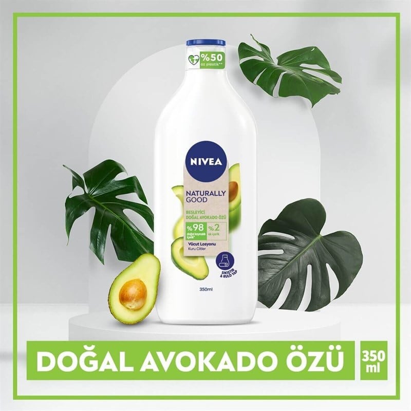 Nivea Naturally Good Vücut Losyonu Avokado 350 ml