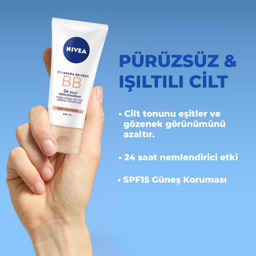 Nivea Nemlendirici BB Krem Açık Ton 50Ml