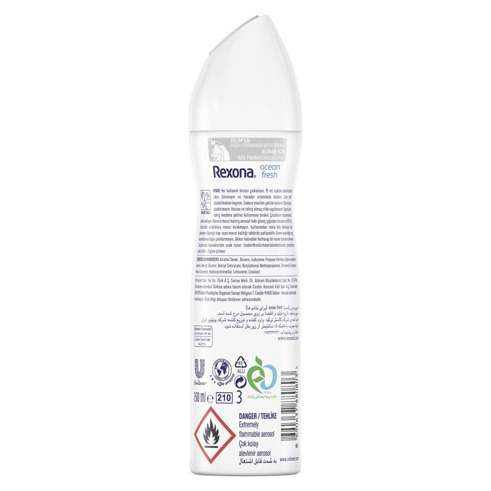 Rexona Fresh Deodorant Sprey 150 ml