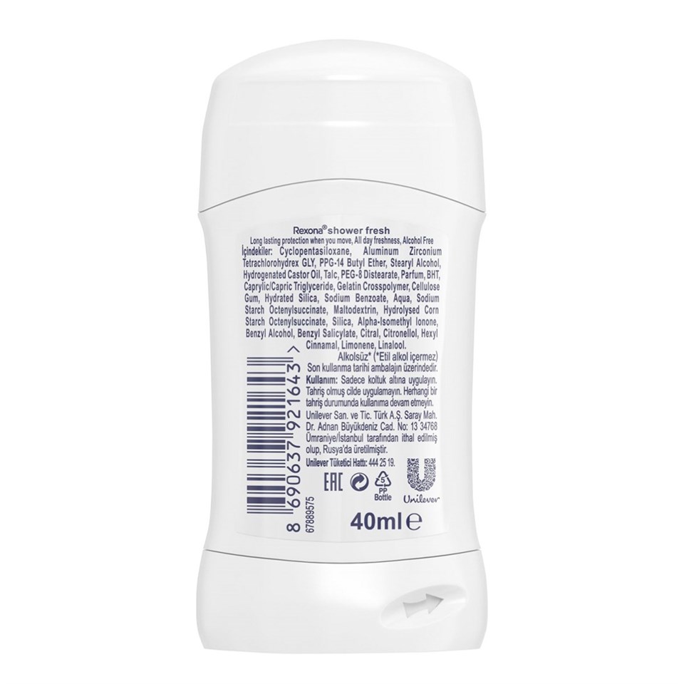 Rexona Shower Fresh Kadın Stick 40 ml
