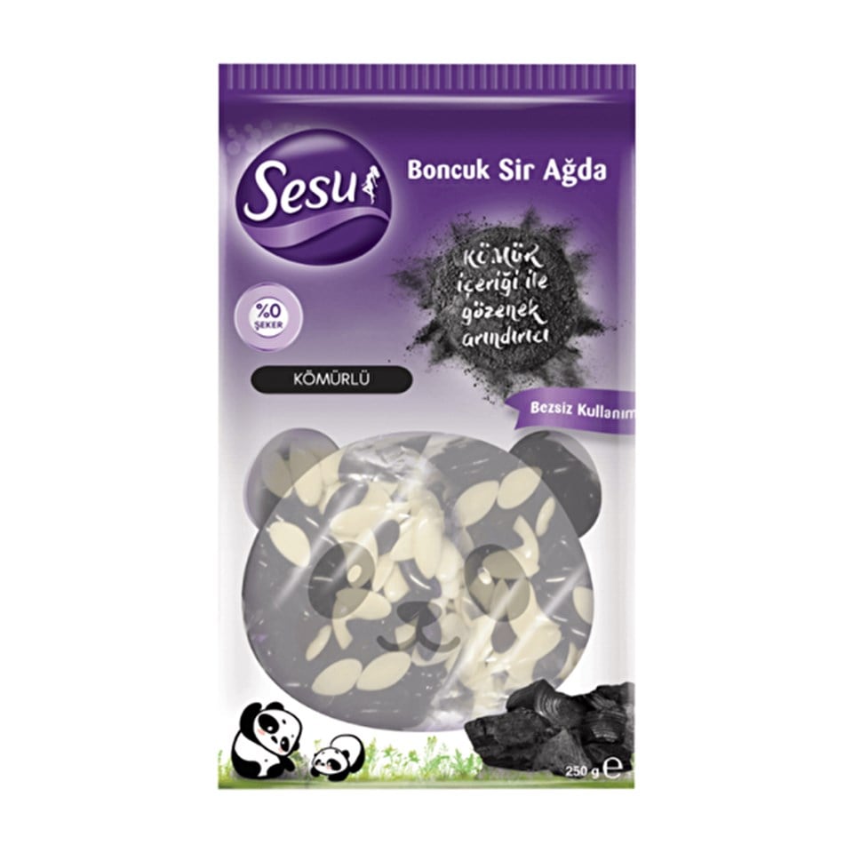Sesu Boncuk Ağda Kömürlü 250 gr