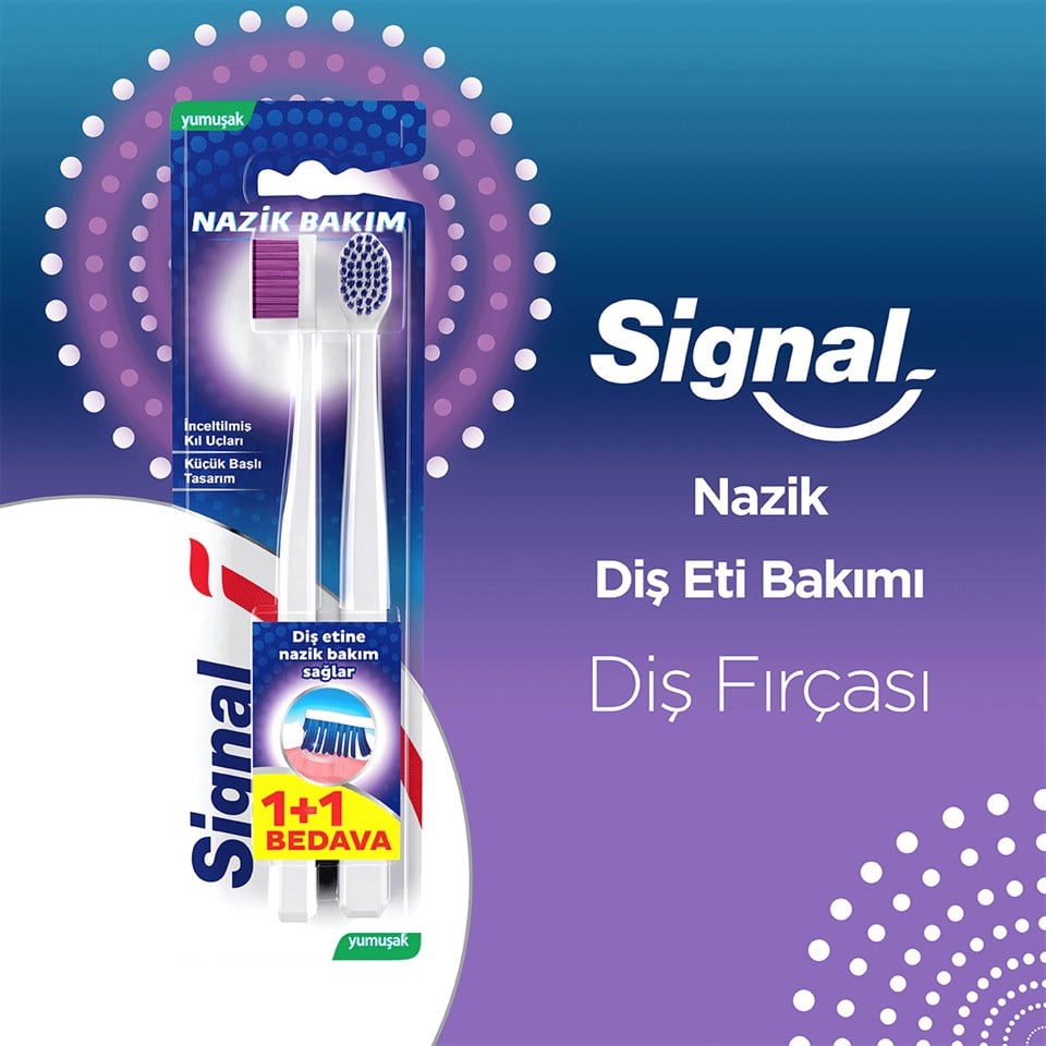 Signal Nazik Diş Eti Bakımı 1+1 Diş Fırçası