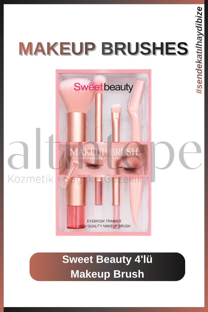 Sweet Beauty 4''lü Makeup Brush