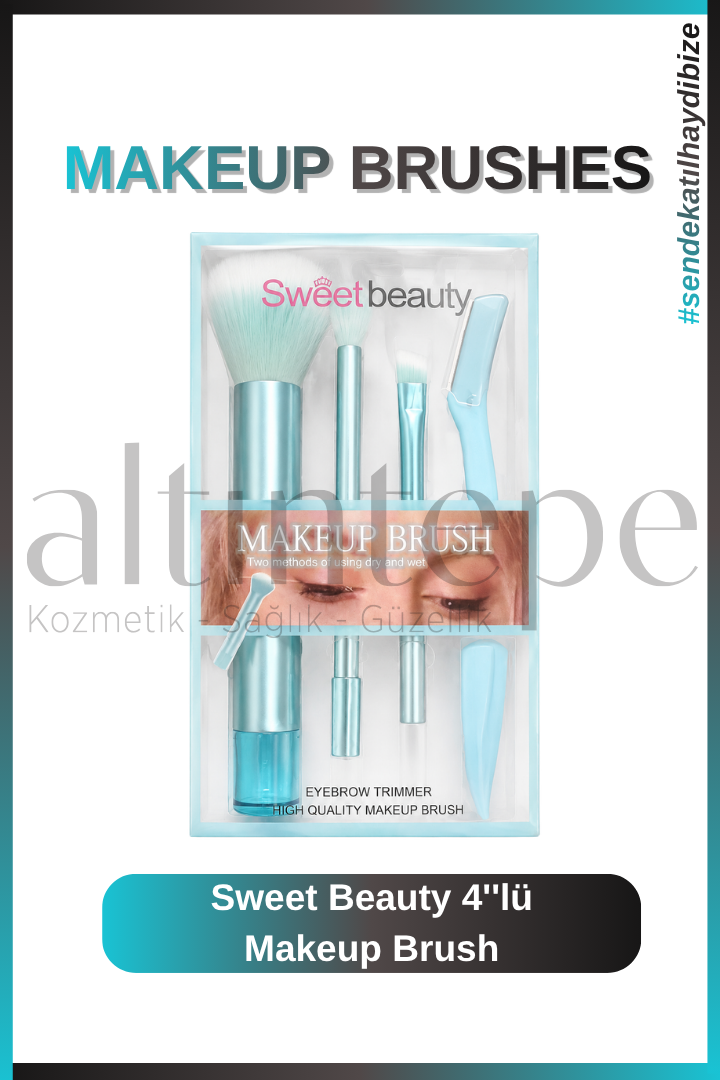 Sweet Beauty 4''lü Makeup Brush