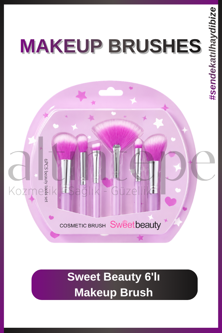 Sweet Beauty 6''lı Makeup Brush