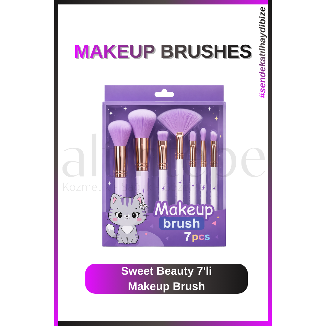Sweet Beauty 7''li Makeup Brush