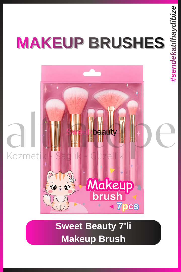 Sweet Beauty 7''li Makeup Brush