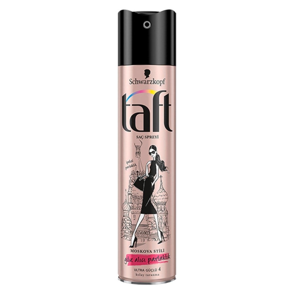 Taft Saç Spreyi Moskova Stili Göz Alıcı Parlaklık 250 ml