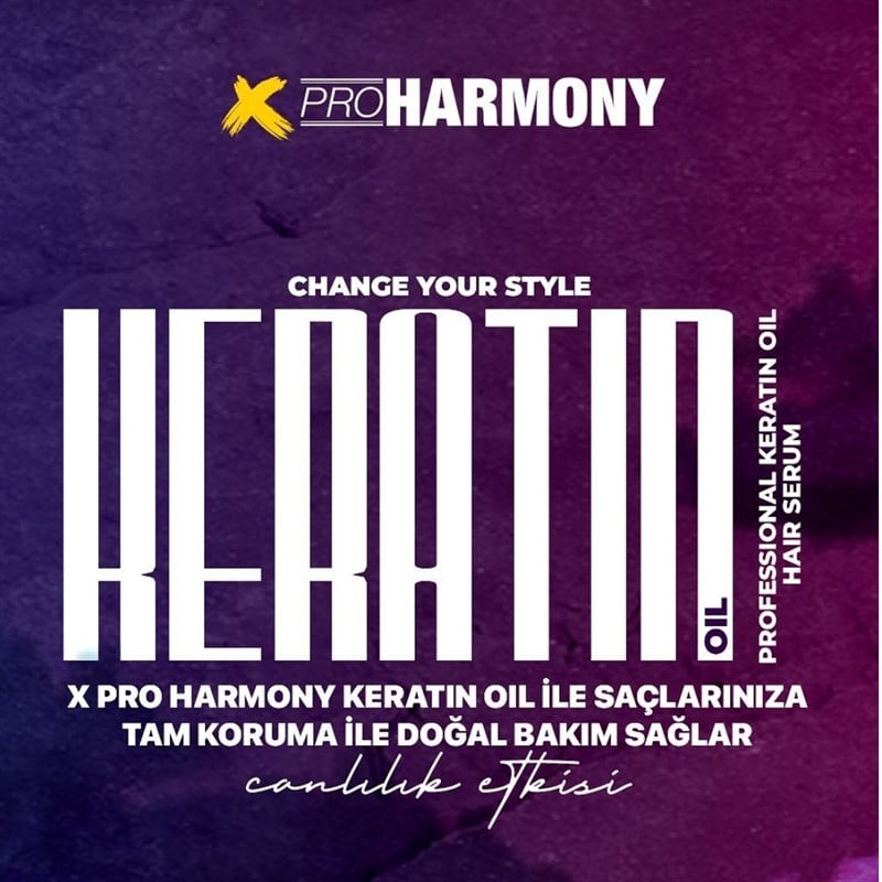 X Pro Harmony Keratin İçerikli Saç Bakım Serumu 100 ml