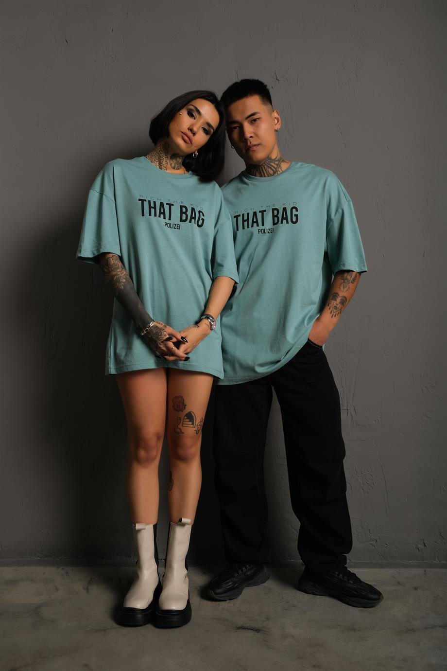 T-SHİRTMint Mavi Dolar Baskılı Oversize Basic Tshirt | VİP LOKAL1082-MintMint Mavi Dolar Baskılı Oversize Basic Tshirt