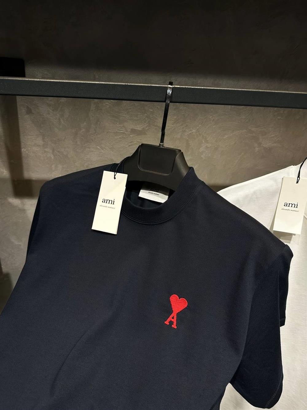 Ami unisex siyah tshirt 