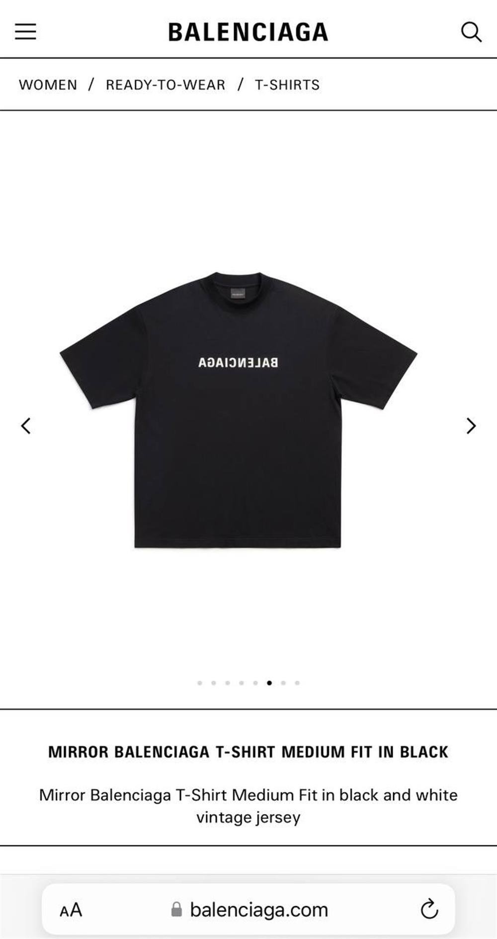 BALENCİAGA SİYAH TSHİRT 