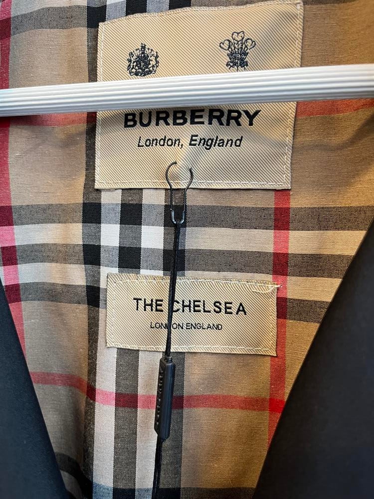 Burbrry siyah trençkot