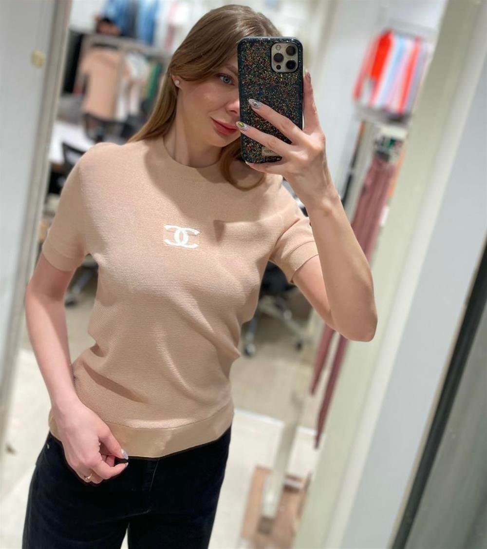 Chanel bej triko tshirt