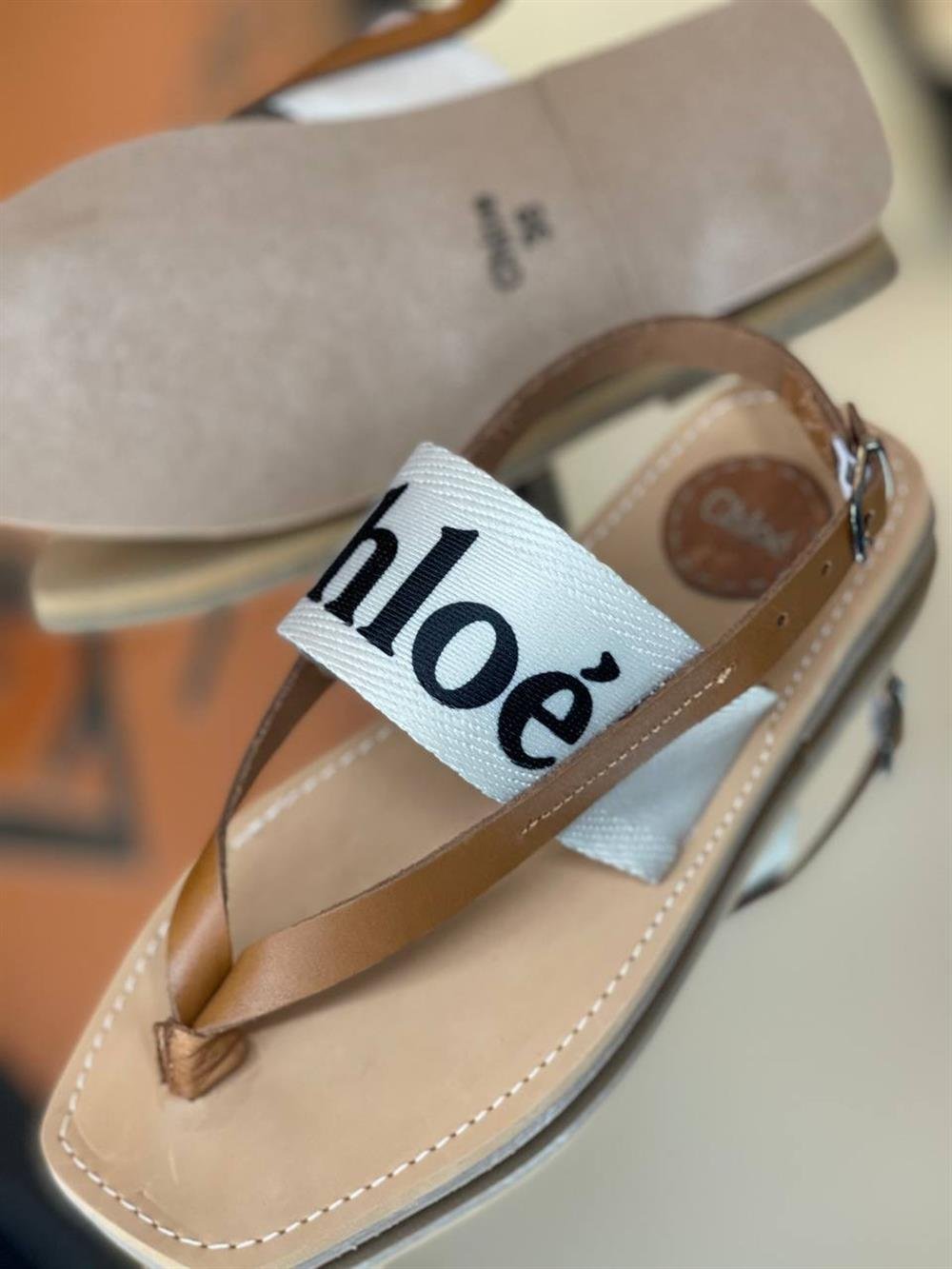 CHLOE BEYAZ SANDALET