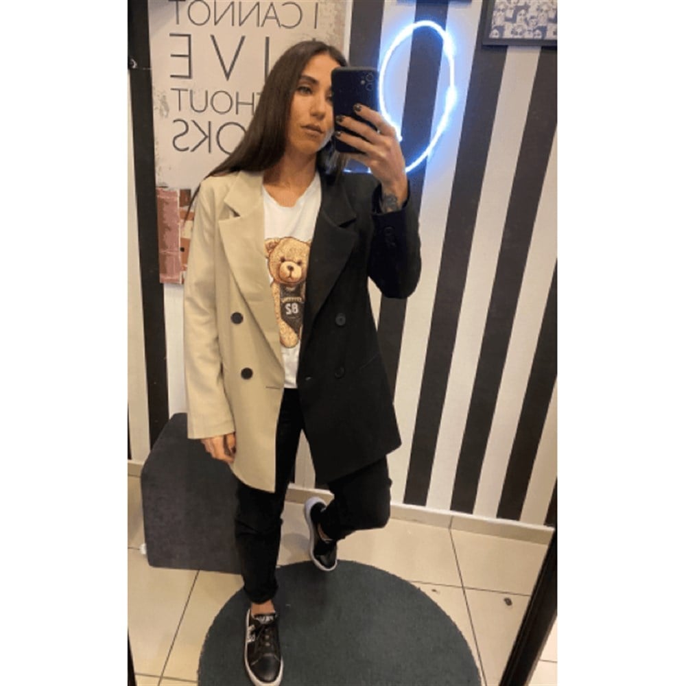 Çift Taraflı Blazer Ceket