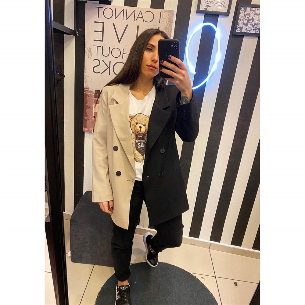 Çift Taraflı Blazer Ceket