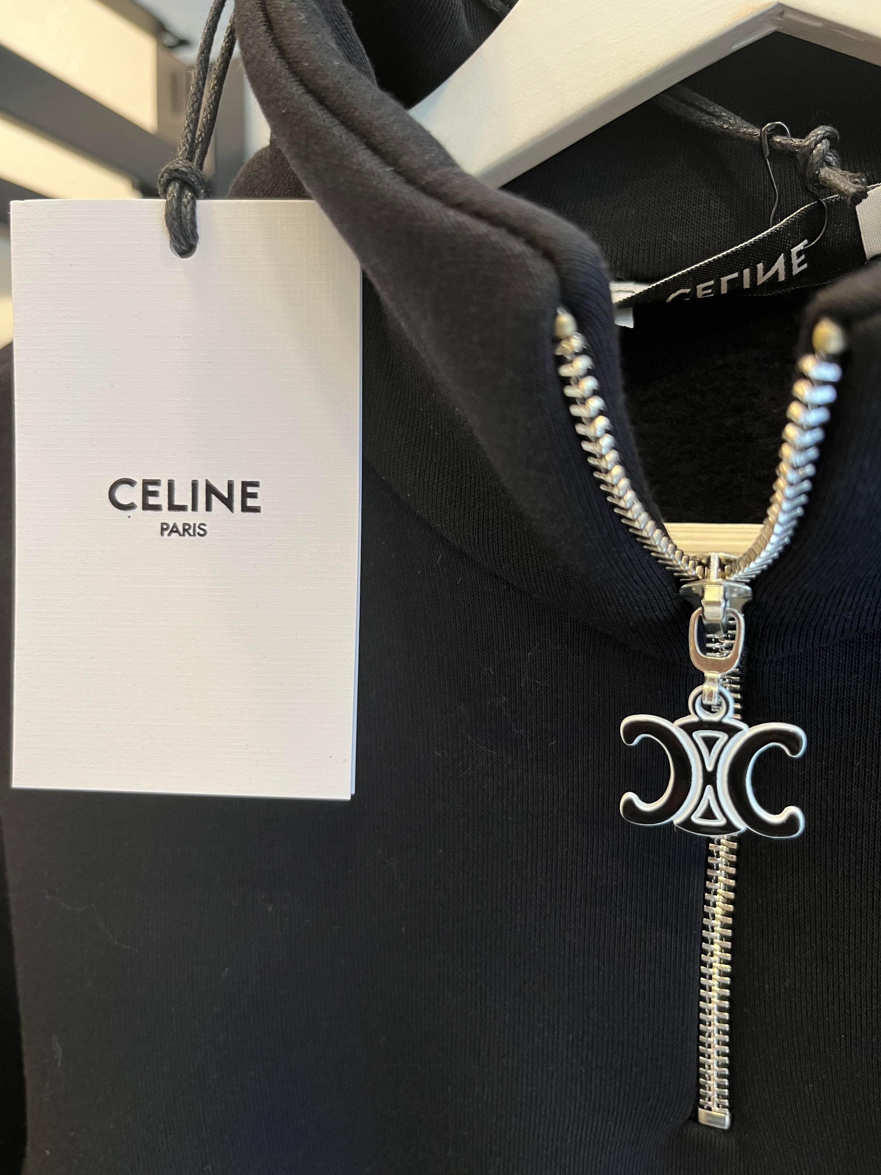 clne siyah crop sweatshirt 