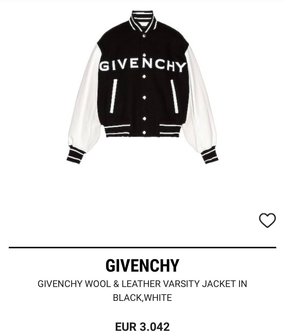Givenchy siyah ceket