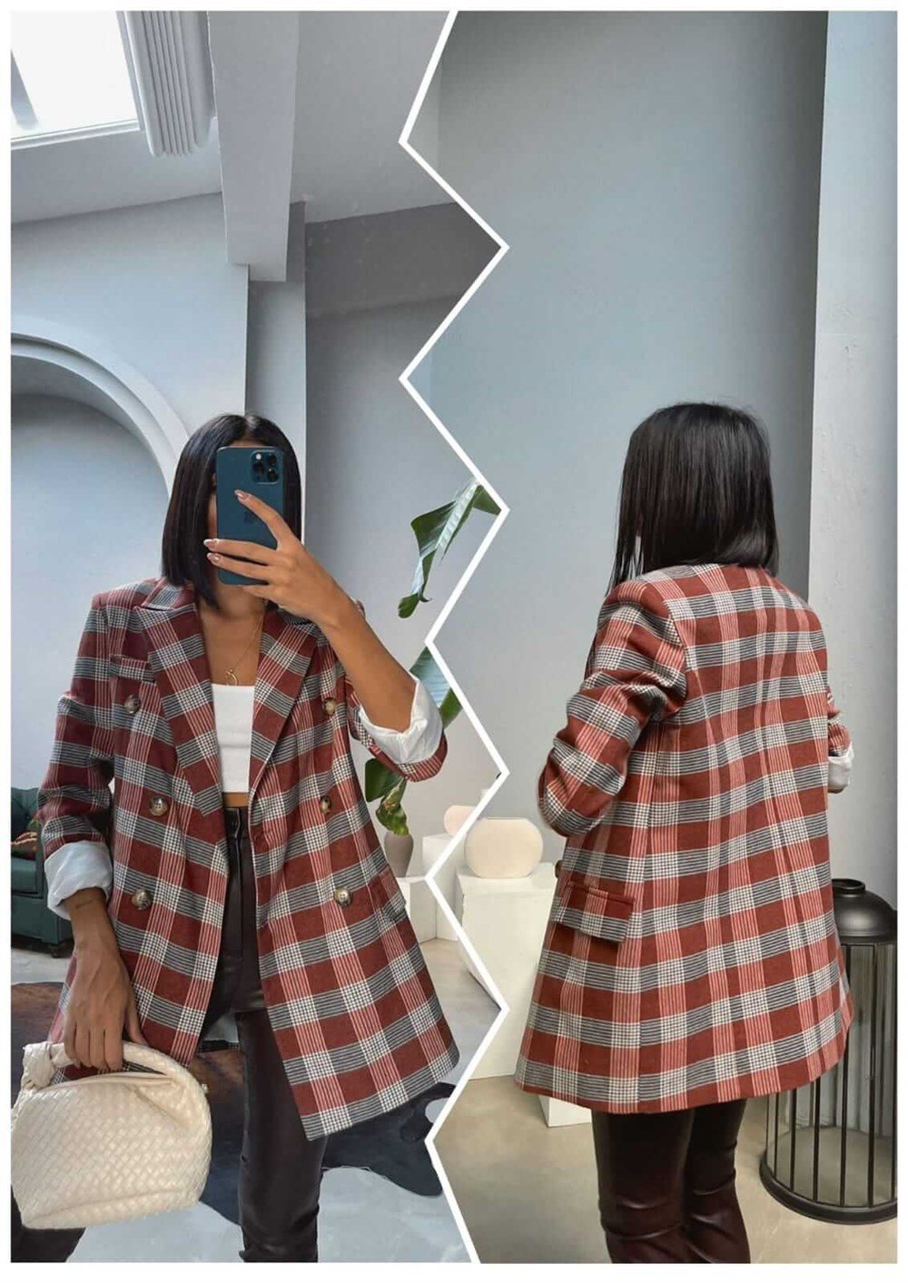 Gri Blazer Ceket