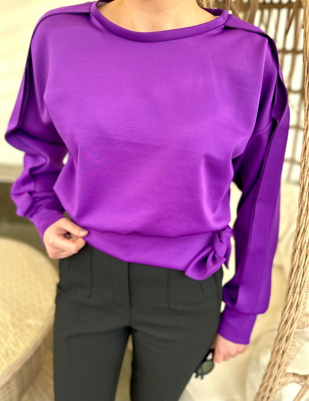 İPKYOL SCUBA MOR SWEATSHİRT  