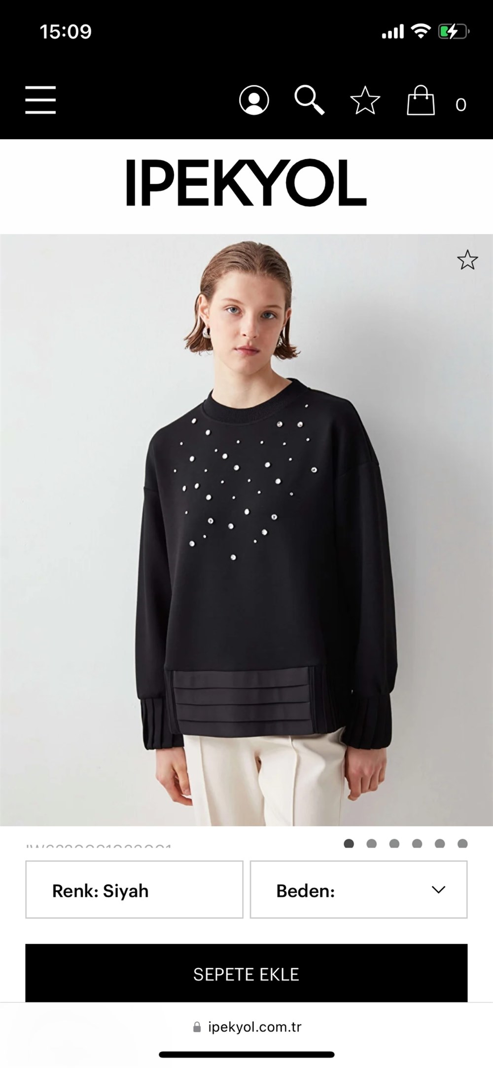 İPKYOL TAŞLI SWEATSHİRT 