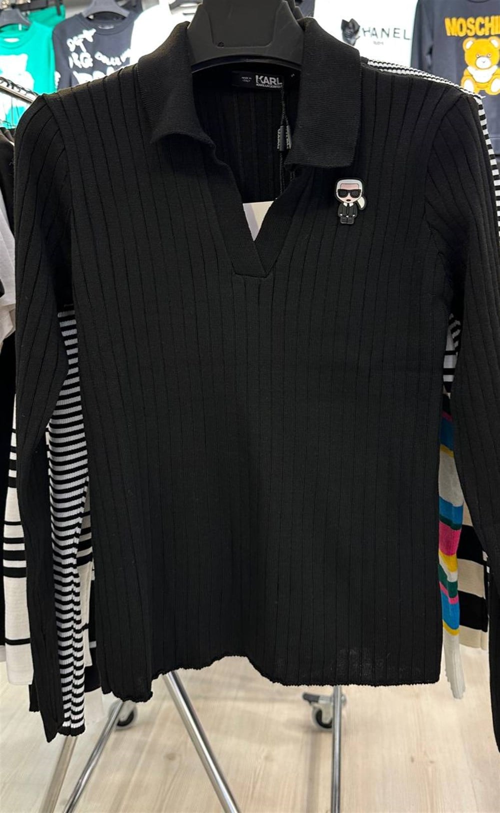 Karl siyah triko