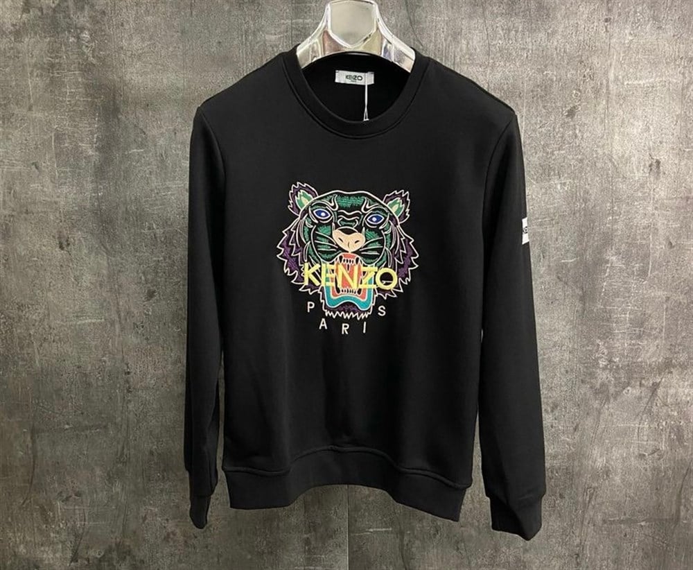 KENZO SİYAH SWEATSHİRT 
