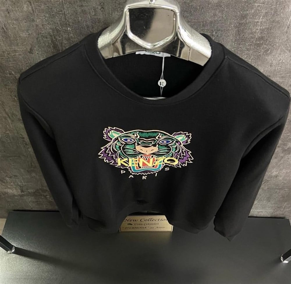 KENZO SİYAH SWEATSHİRT 