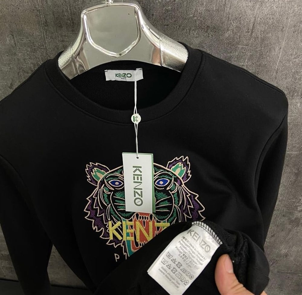 KENZO SİYAH SWEATSHİRT 