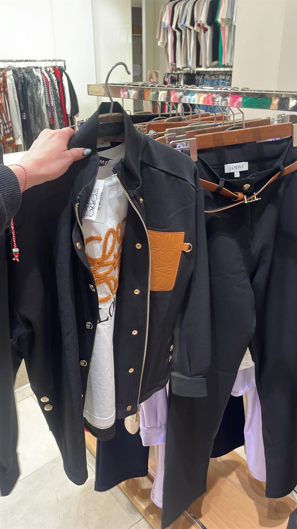 Loewe 3lü siyah takım