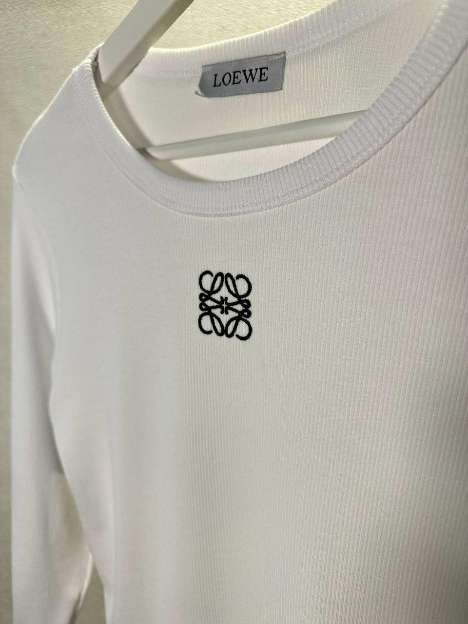 LOEWE BEYAZ UZUN KOLLU TSHİRT 