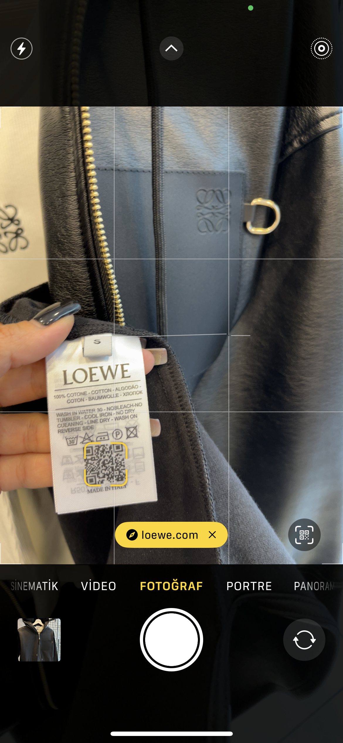 Loewe siyah ceket