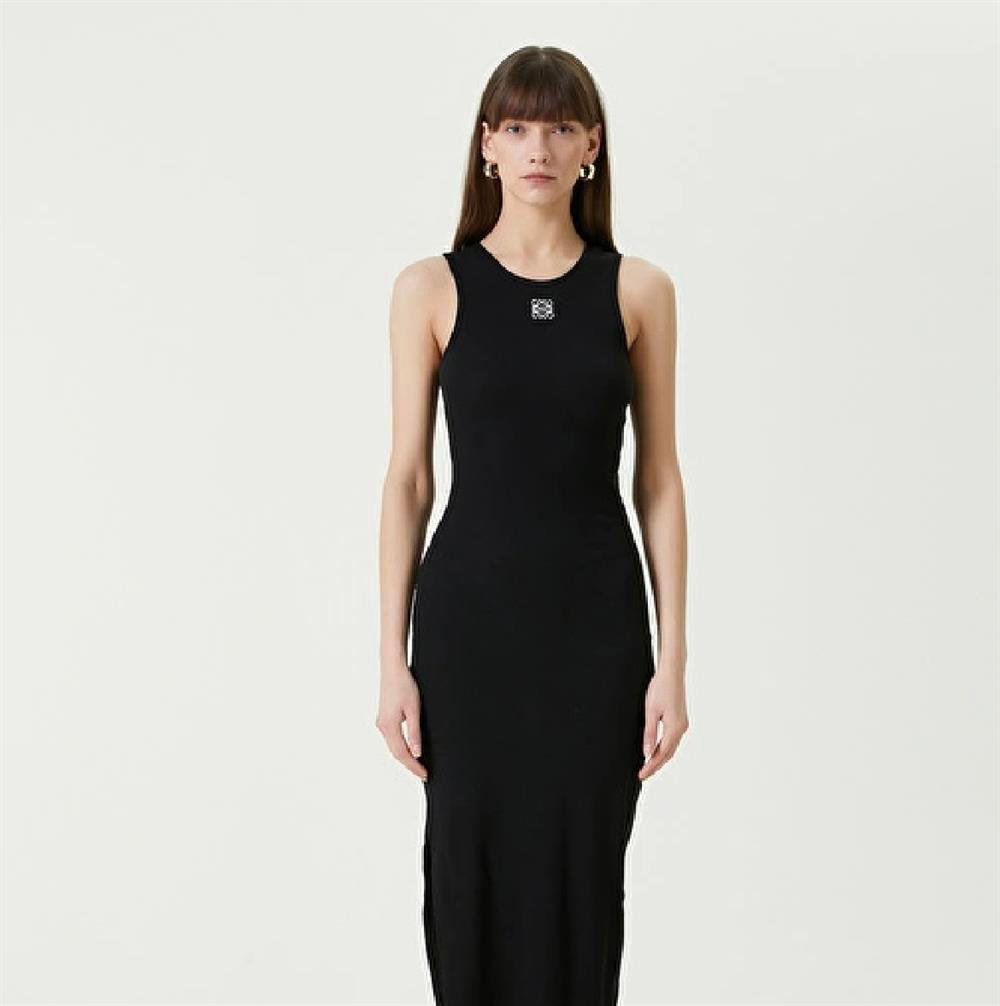 Loewe siyah elbise