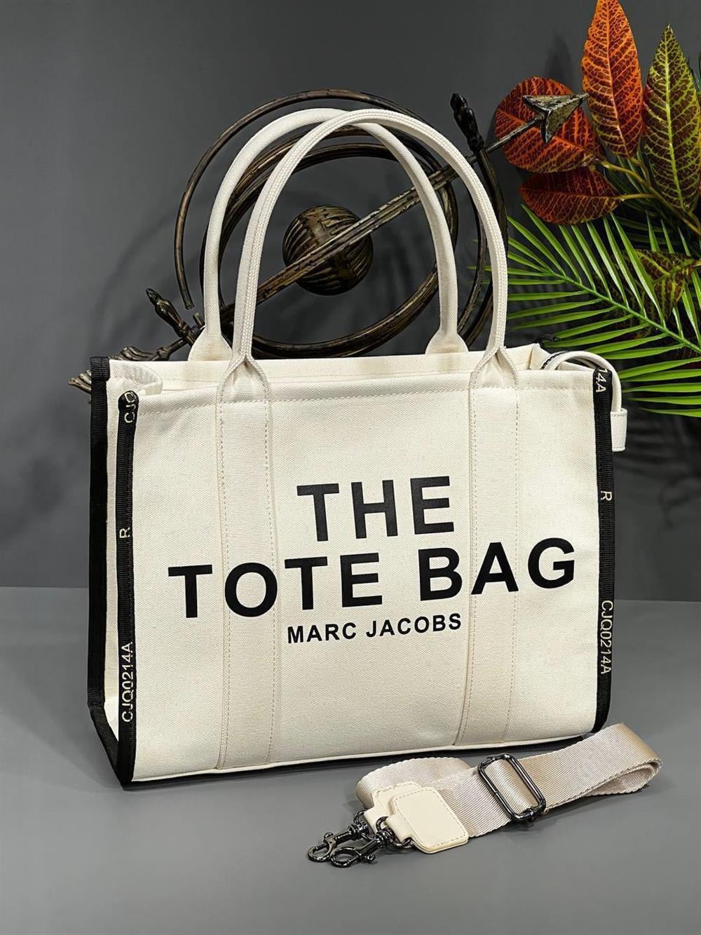 MARC JACOBS JACQUARD MEDİUM CANVAS BEYAZ